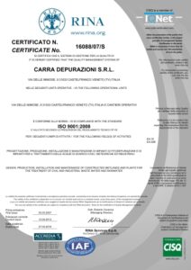 CARRAdepurazionisrl_certificatoRINA2010-2013_ISO9001_2008